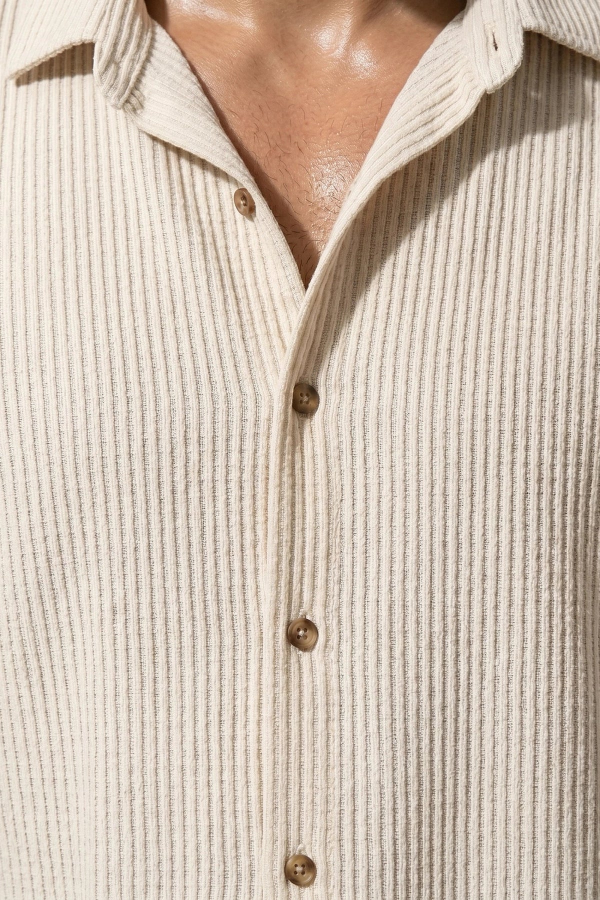 Men's Linen Look Shirt & Shorts Set – Relaxed Summer Fit
