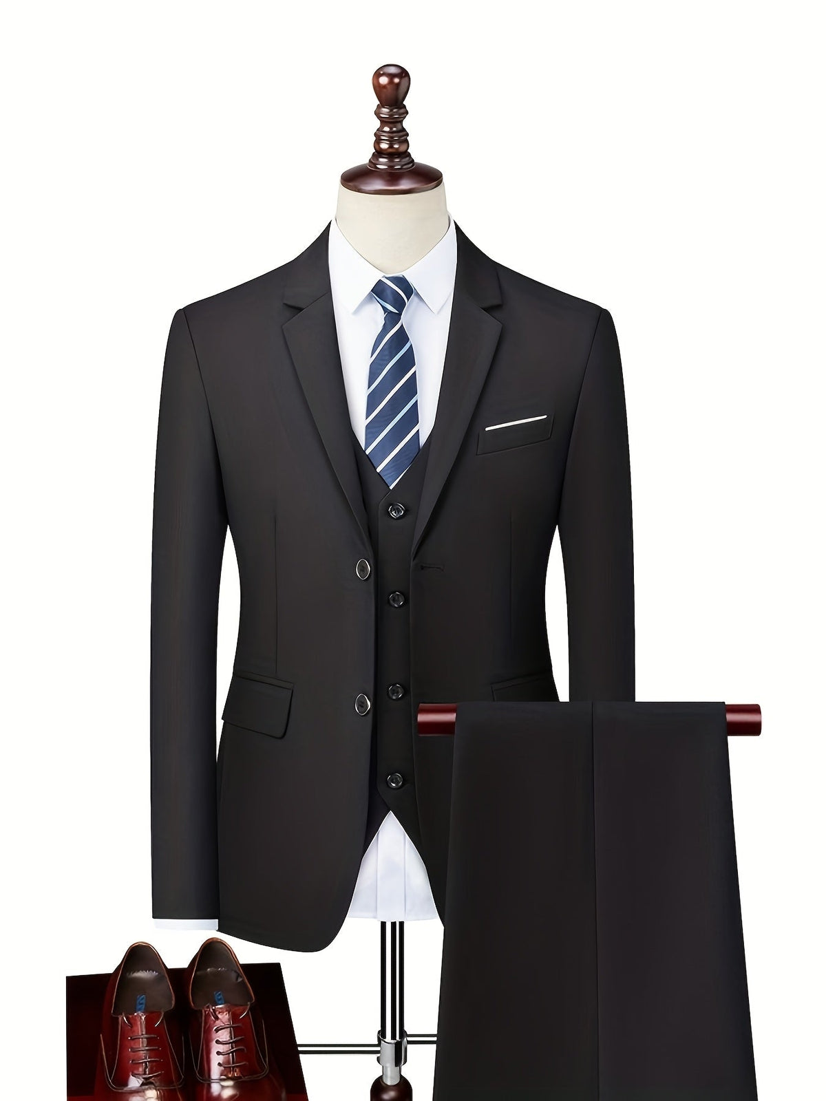 Men's Two Piece Suit – Slim Fit, Wrinkle Resistant