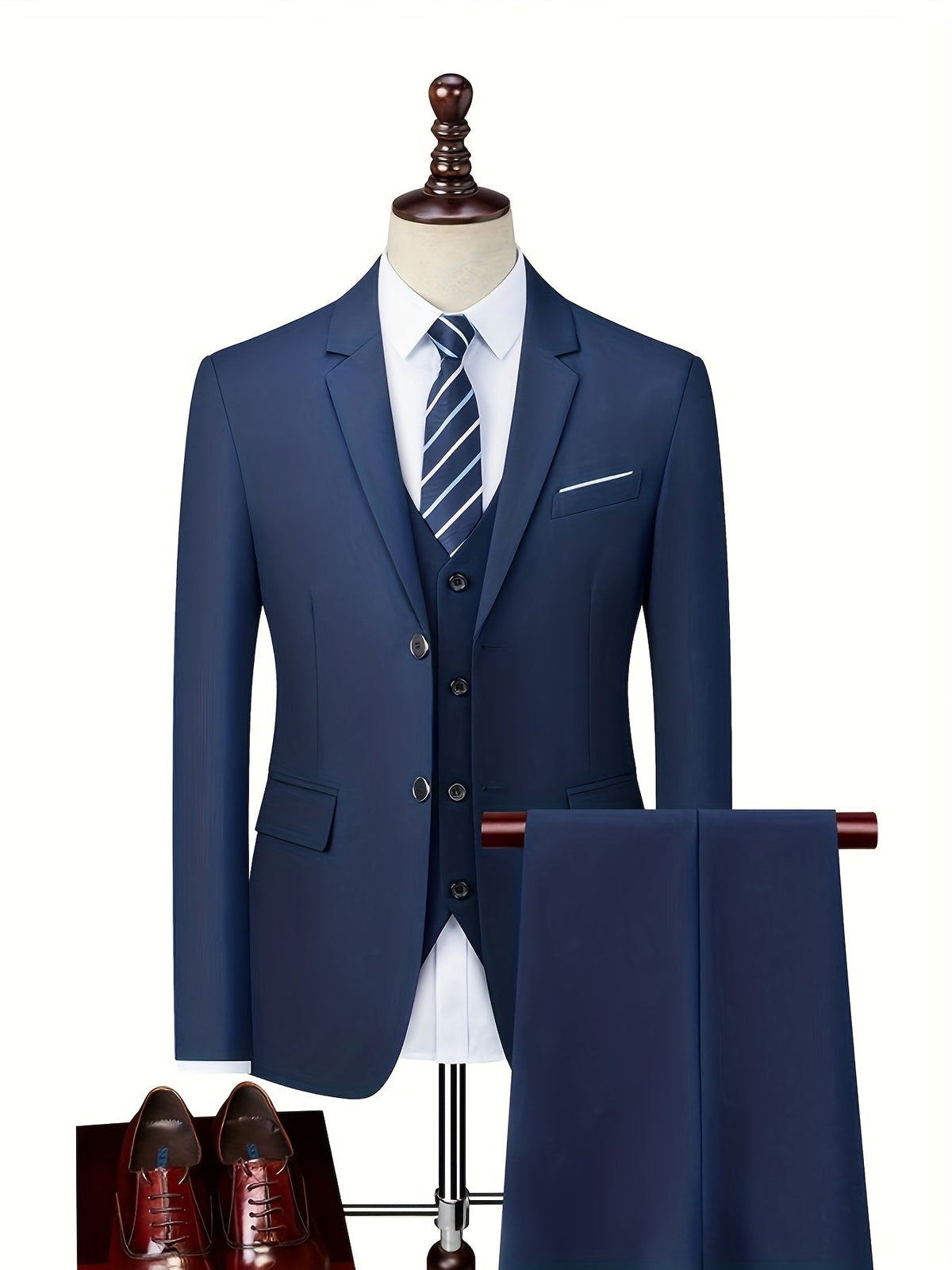 Men's Two Piece Suit – Slim Fit, Wrinkle Resistant