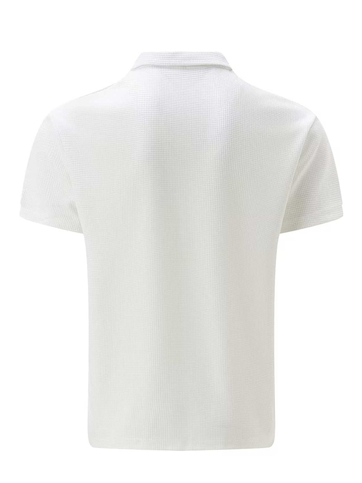 Men's Short Sleeve Zip Shirt – Lightweight Casual Style, Relaxed Fit
