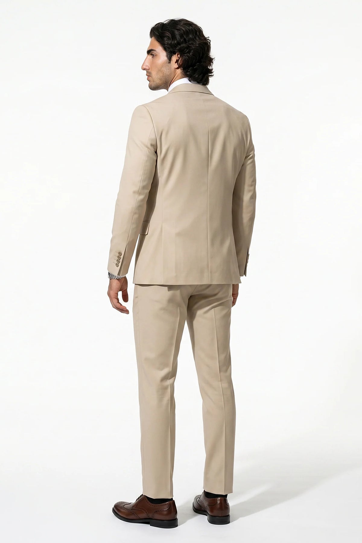 Men's Single Breasted Two Piece Suit – Slim Fit Tailoring