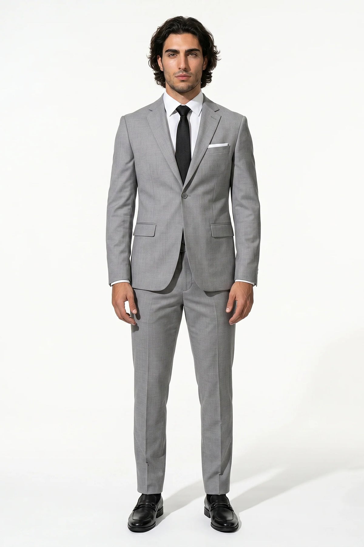Men's Single Breasted Two Piece Suit – Slim Fit Tailoring
