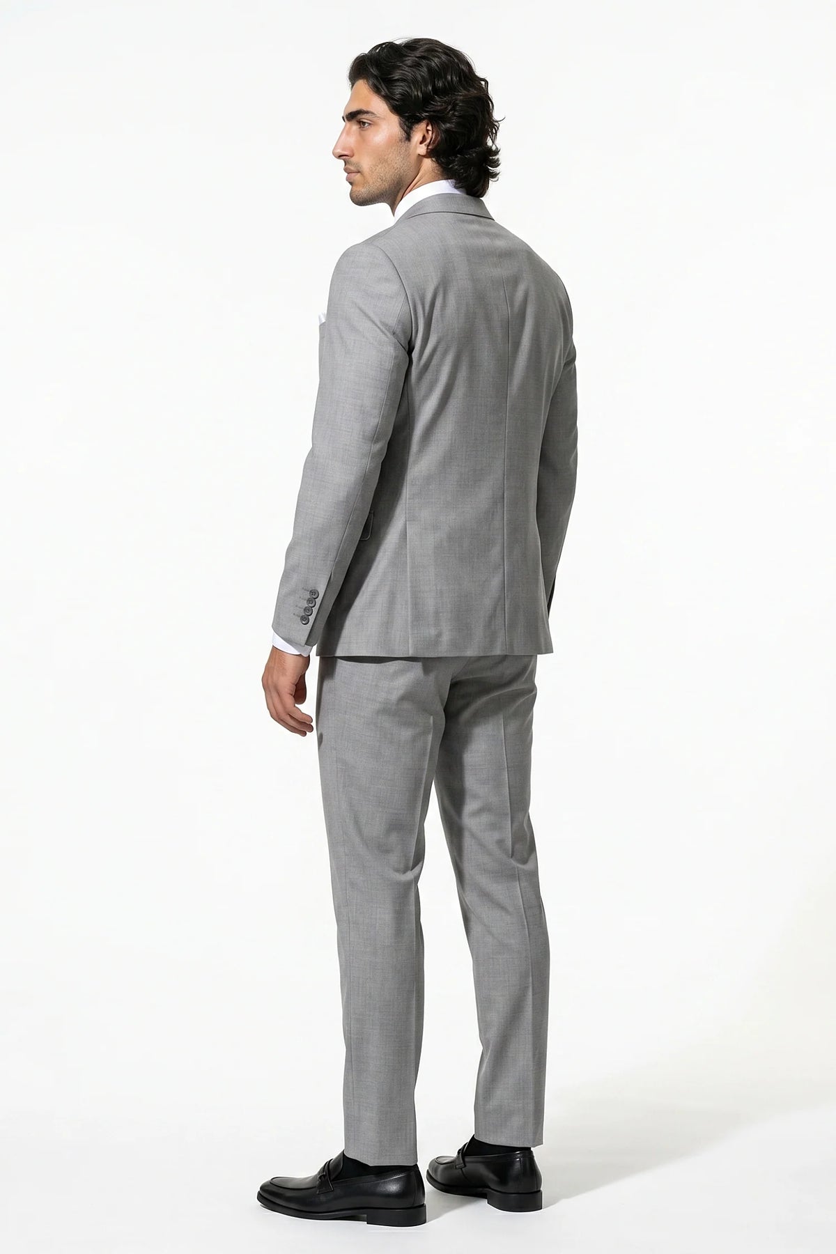 Men's Single Breasted Two Piece Suit – Slim Fit Tailoring