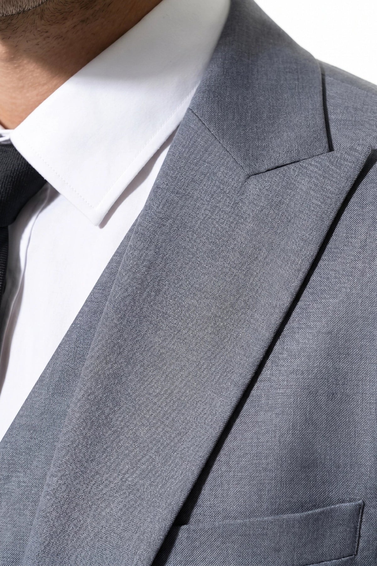Men's Three Piece Suit – Double Breasted Waistcoat, Slim Fit