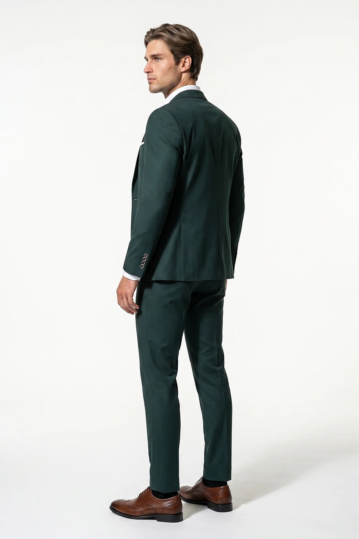 Men's Two Piece Suit – Single Breasted, Modern Tailored Fit