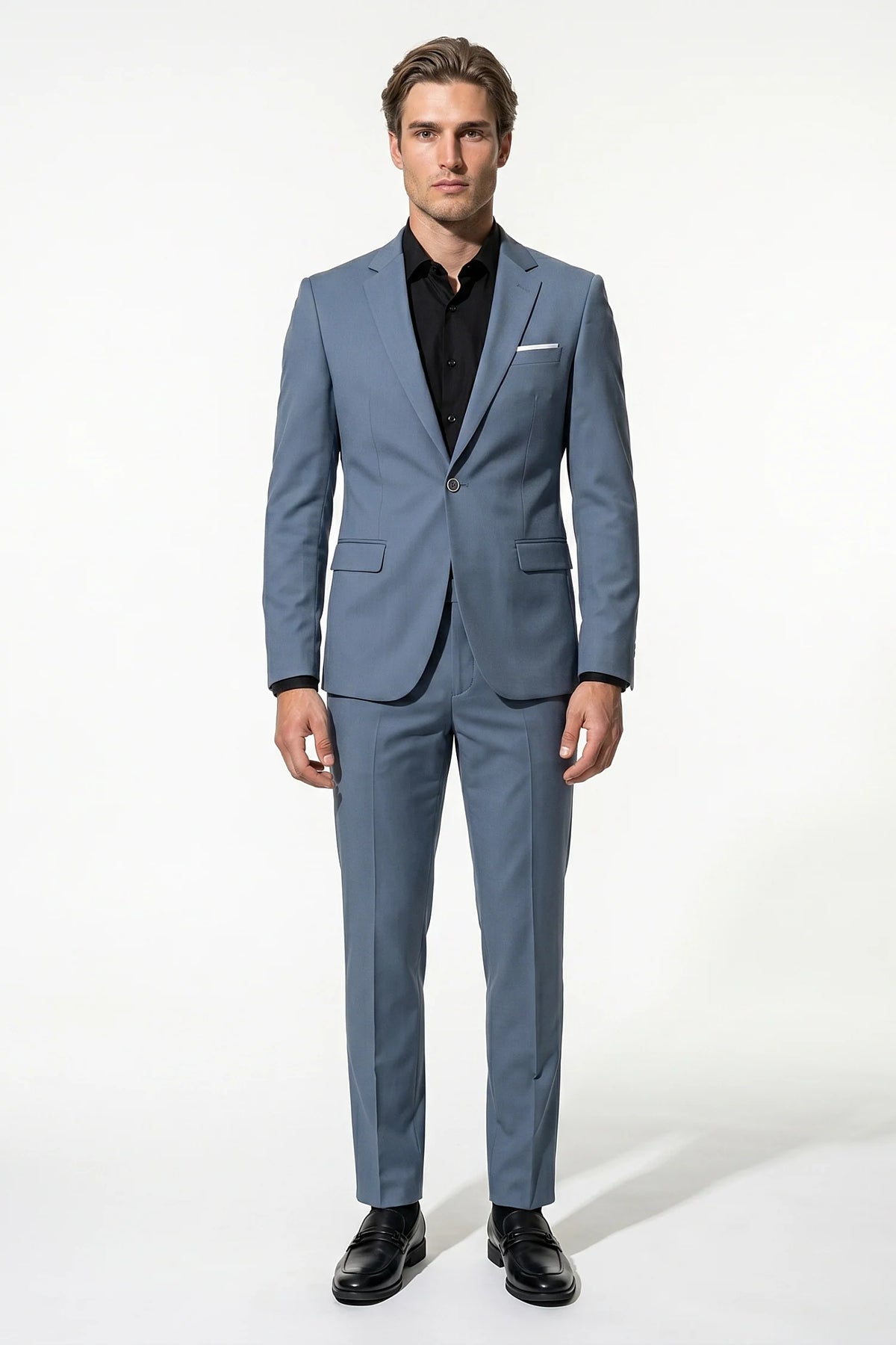 Men's Two Piece Suit – Single Breasted, Modern Tailored Fit