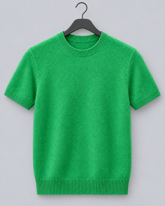 Men's Cashmere T-Shirt | Lightweight Elegant Breathable Tee