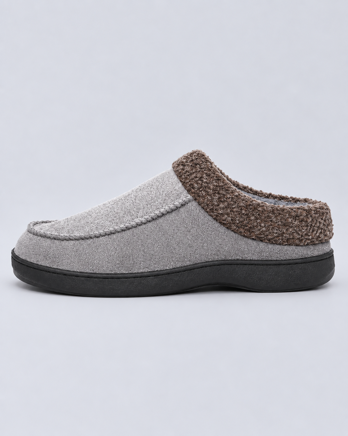 Men's Suede Fur-Lined Slippers | Moccasin House Shoes