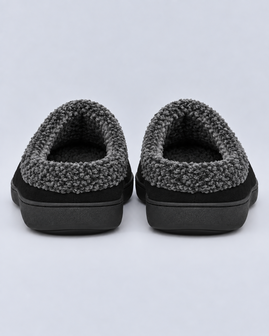 Men's Suede Fur-Lined Slippers | Moccasin House Shoes