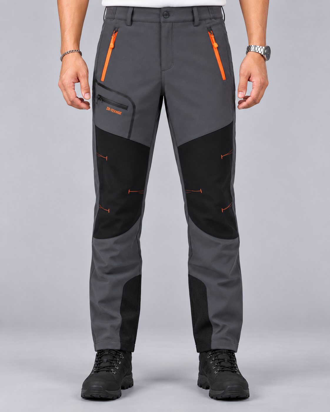 Unisex Waterproof Work Trousers – Thermal Fleece-Lined Outdoor Pants