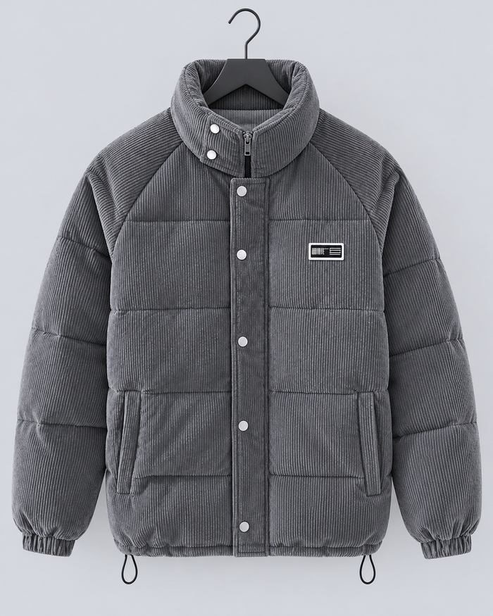 Men's Corduroy Jacket | Coat with Full-Zip and Deep Pockets