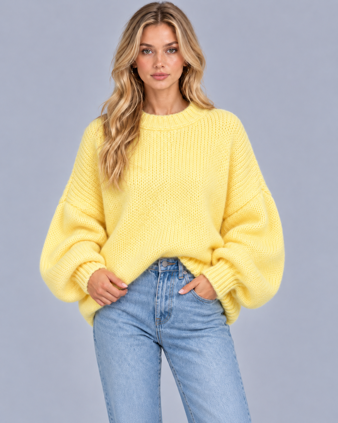 Women's Oversized Chunky Knit Jumper
