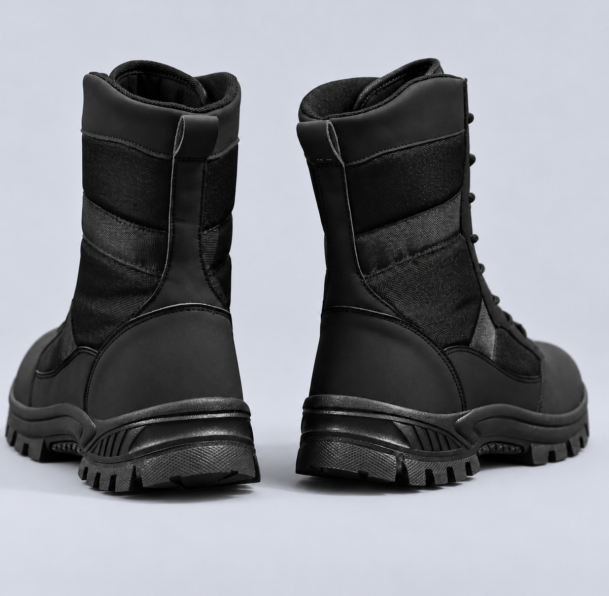 Men's High-Top Hiking Boots – Water-Resistant, Lace-Up