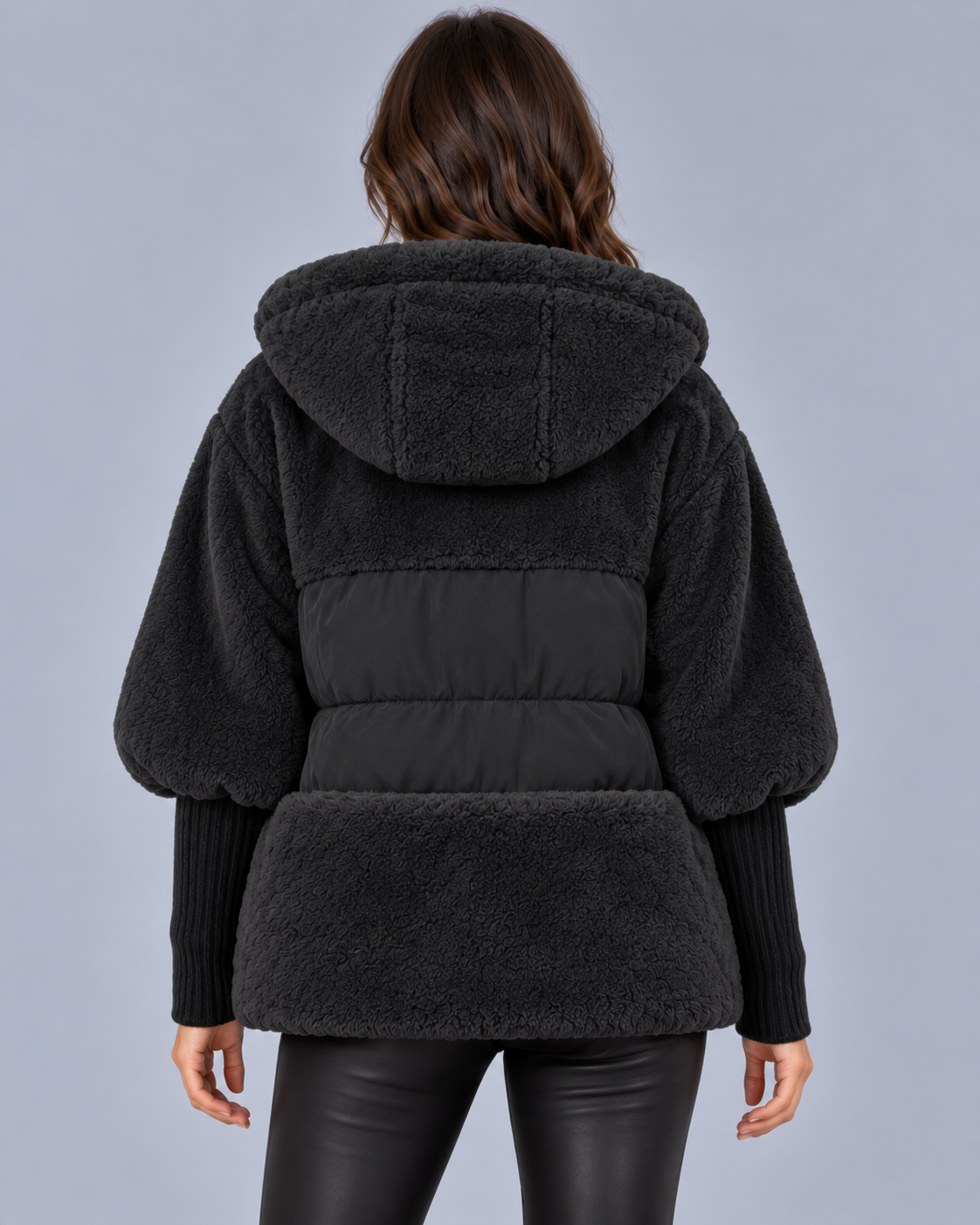 Women's Hooded Longline Coat – Soft Lined Winter Layer