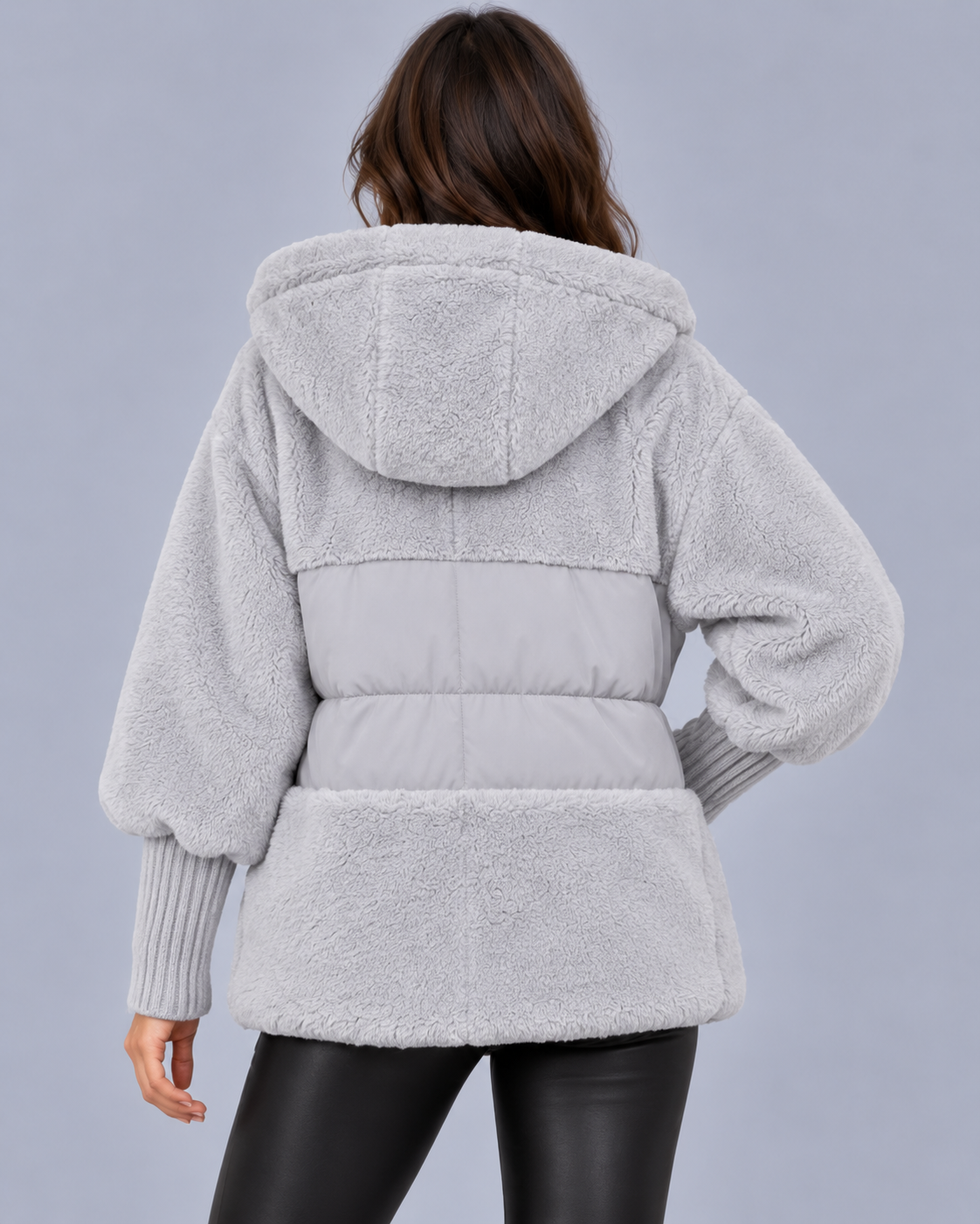Women's Hooded Longline Coat – Soft Lined Winter Layer