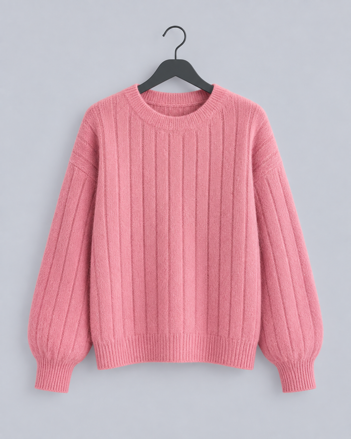 Women's 100% Cashmere Crew Neck Jumper | Soft Knitted Sweater