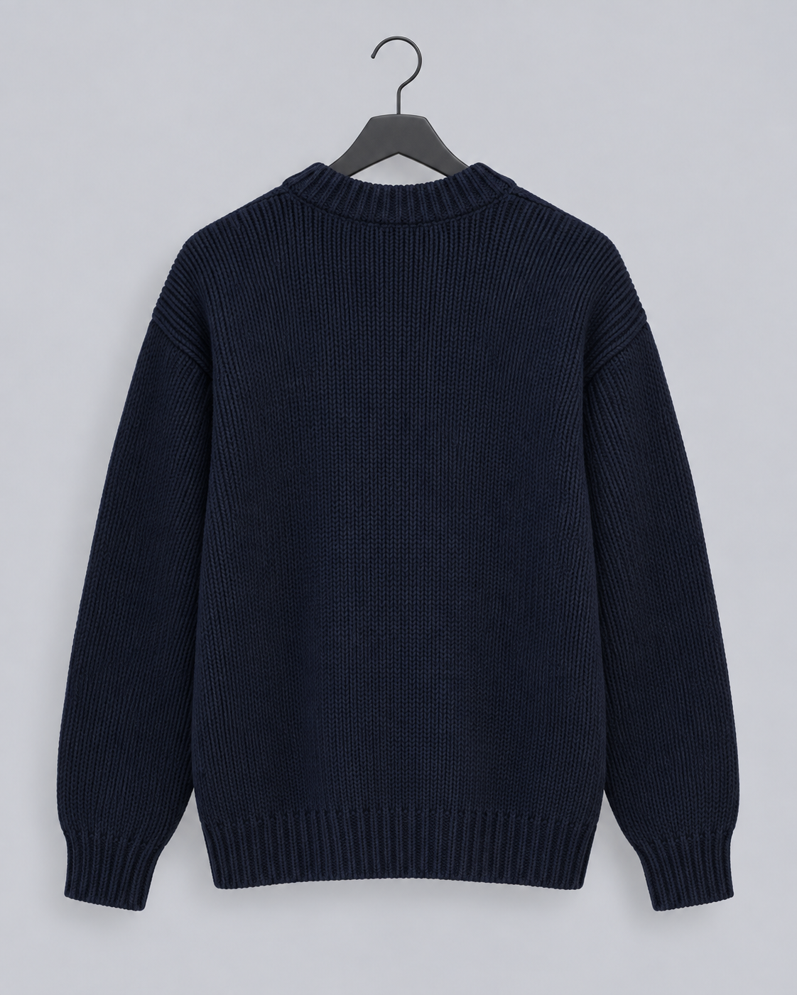 Men's Soft Knit Jumper | Cozy Round Neck Winter Sweater