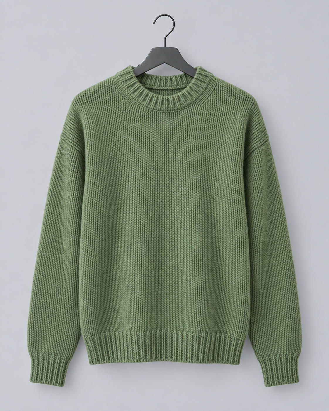 Men's Soft Knit Jumper | Cozy Round Neck Winter Sweater