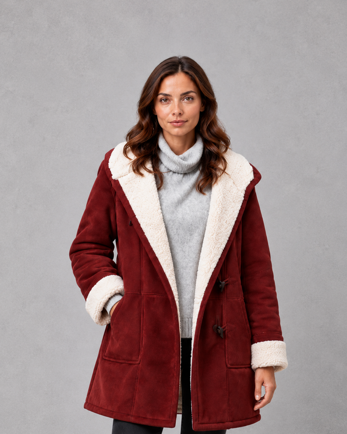 Women's Fleece Lined Coat – Warm Everyday Winter Layer