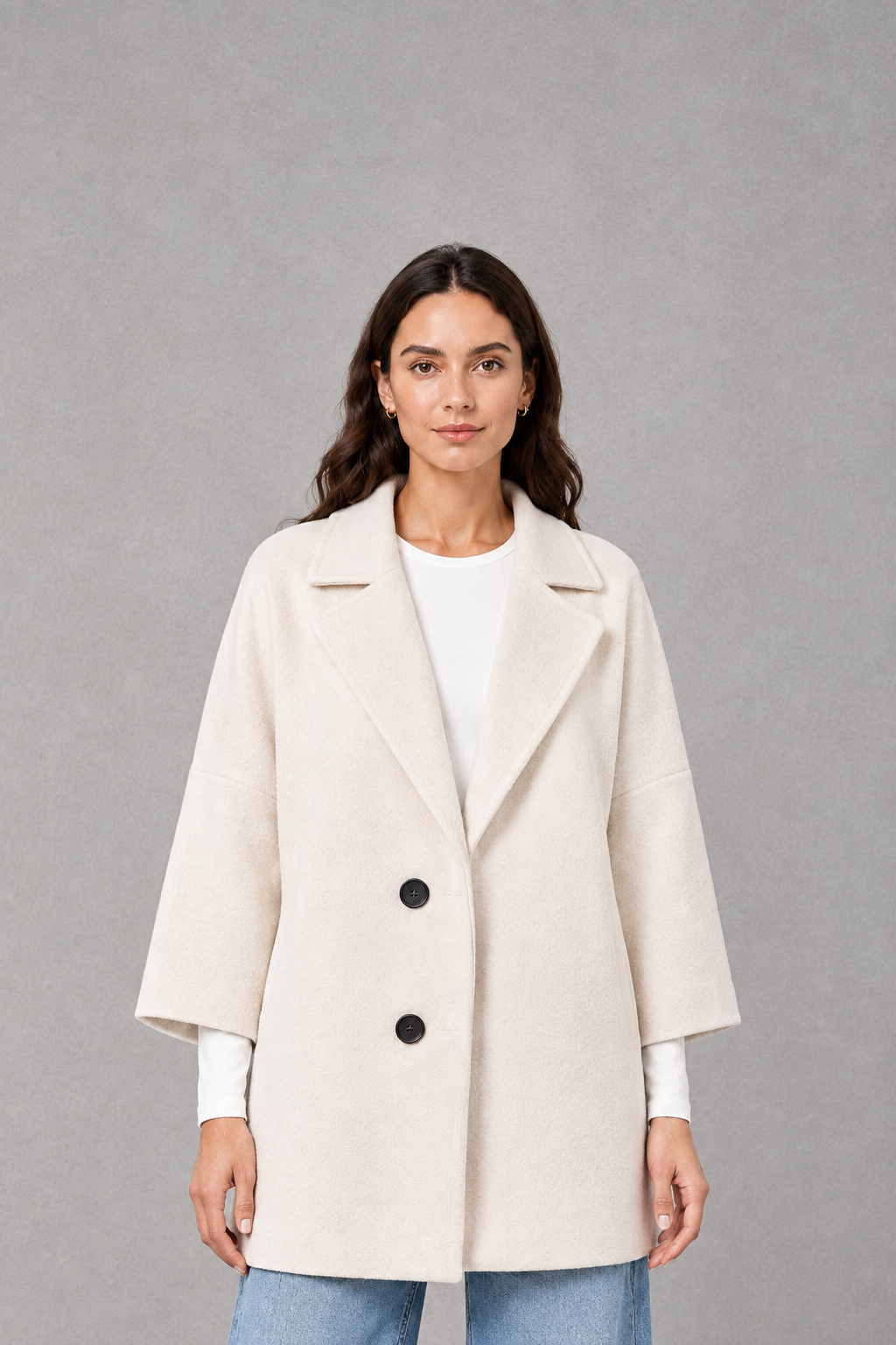 Women's Lightweight Longline Coat – Tailored, Spring & Autumn