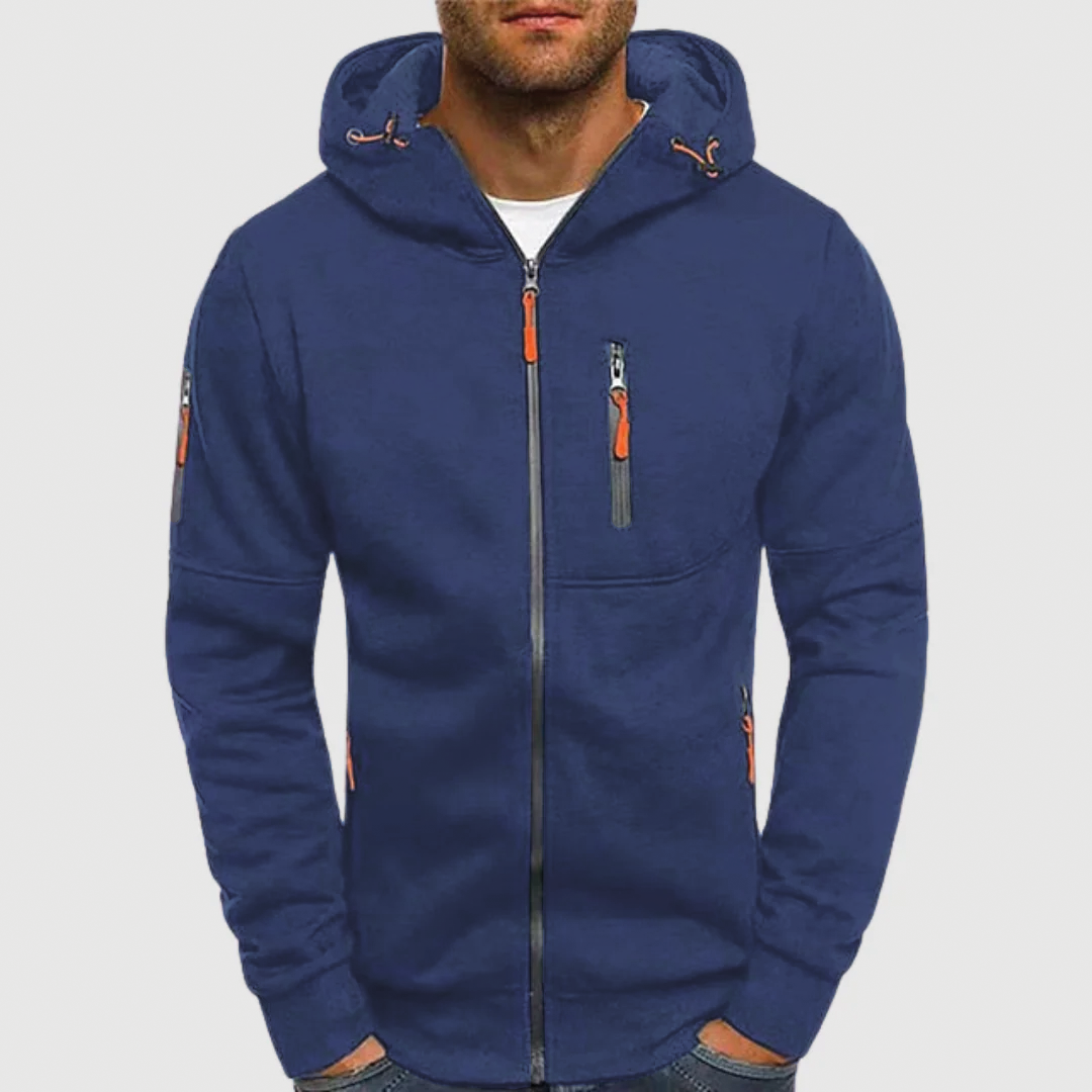 Men's Zip Hoodie – Soft Touch, Relaxed Fit