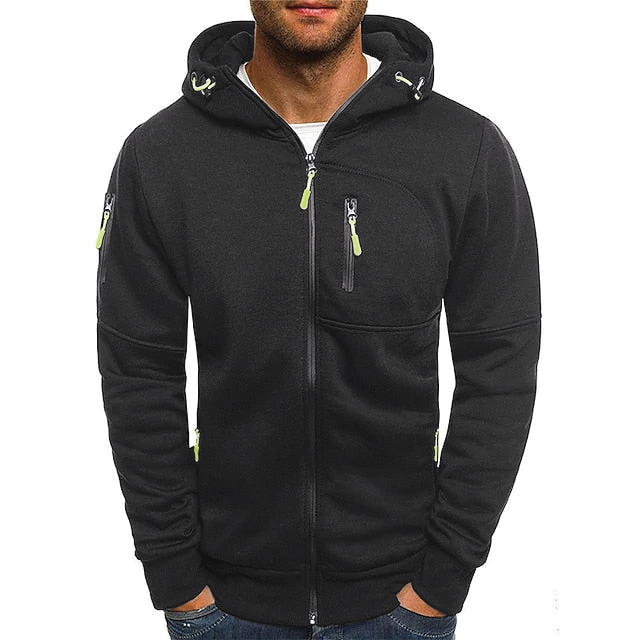 Men's Zip Hoodie – Soft Touch, Relaxed Fit