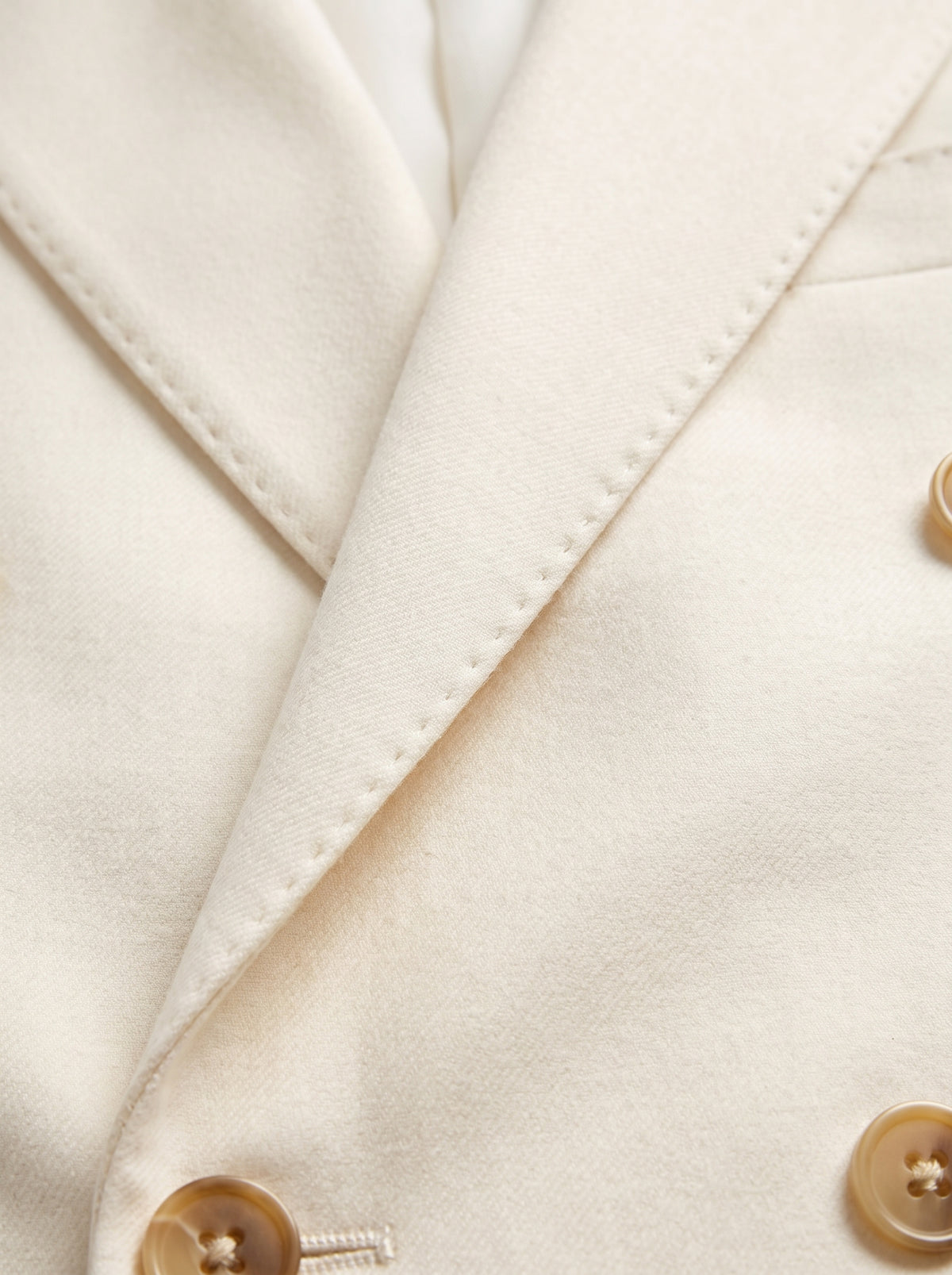 Men's Double Breasted Suit – Textured Beige, Tailored Fit