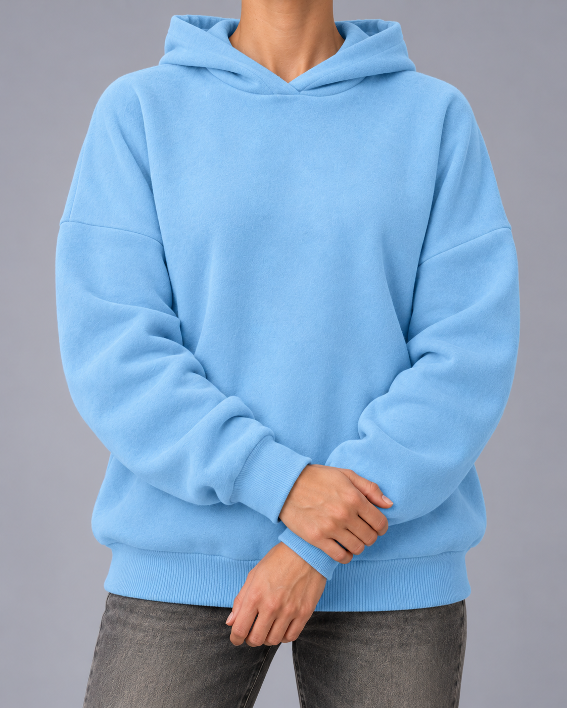 Women's Fleece Hoodie – Cotton Blend, Relaxed Fit