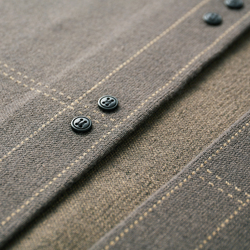 Men's Wool Blend Cardigan – Button Front, Relaxed Fit