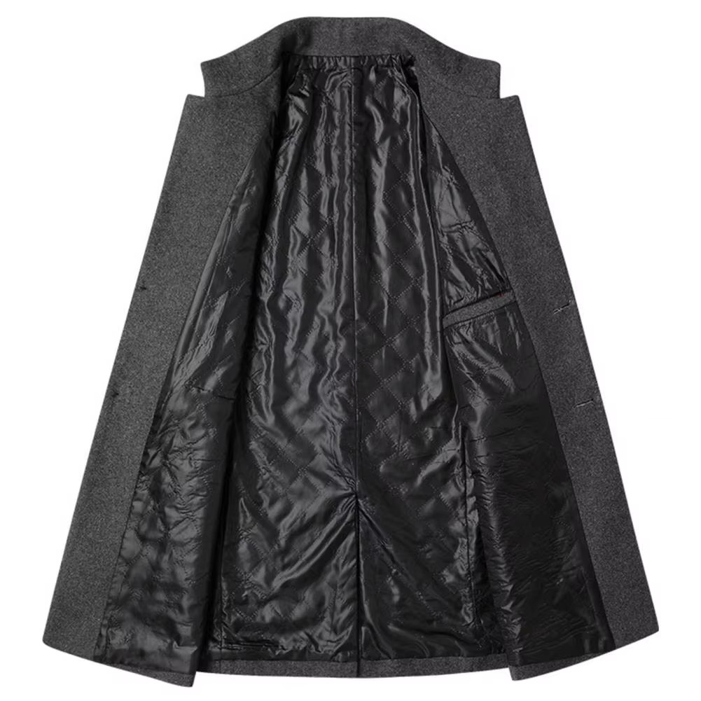 Men's Classic Overcoat – Tailored Fit, Clean Lines