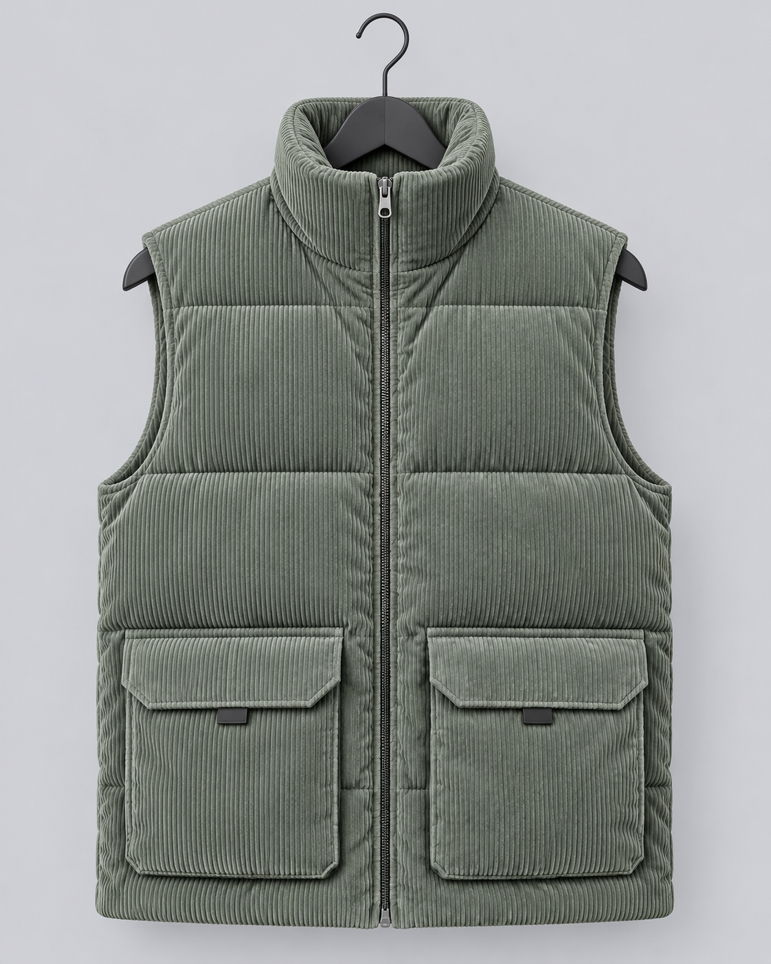 Men's Corduroy Fleece-Lined Gilet | Warm Padded Bodywarmer