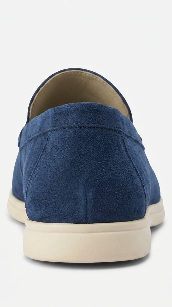 Men's Suede Loafers – Slip-On, Soft Lining