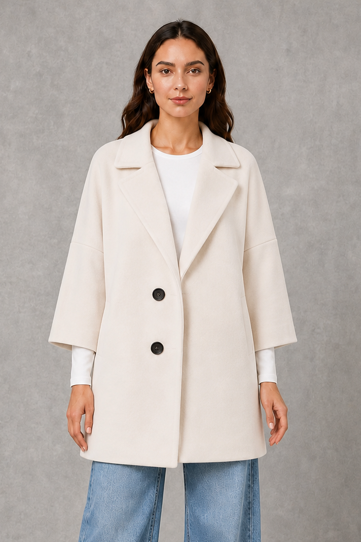 Women's Lightweight Longline Coat – Tailored, Spring & Autumn