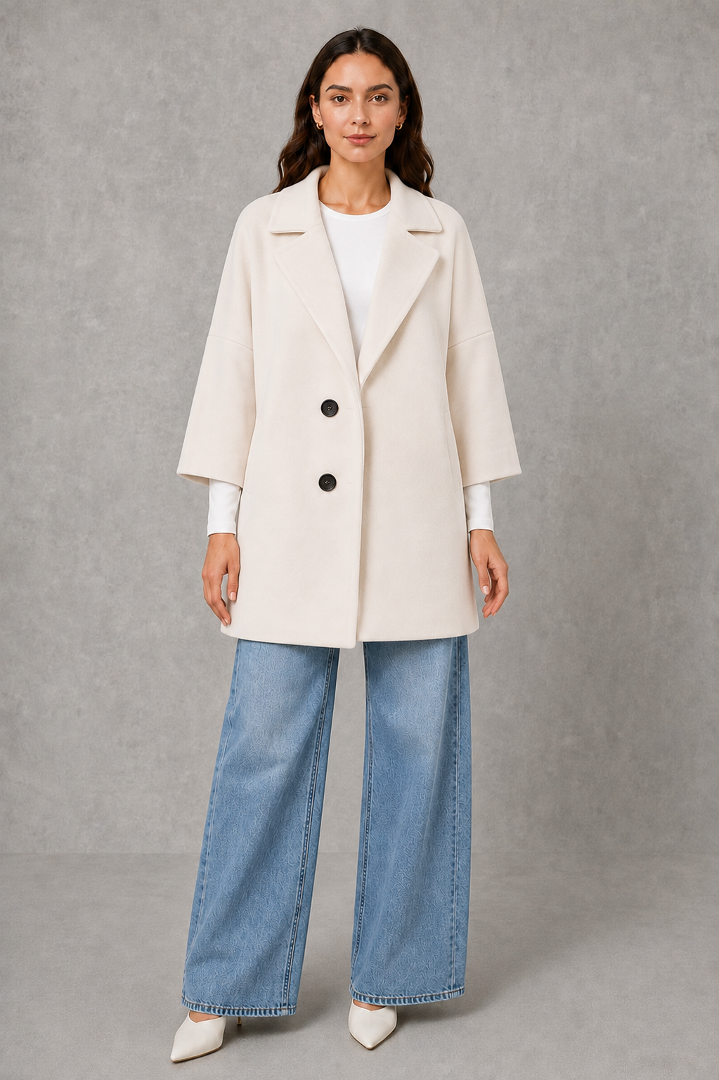 Women's Lightweight Longline Coat – Tailored, Spring & Autumn