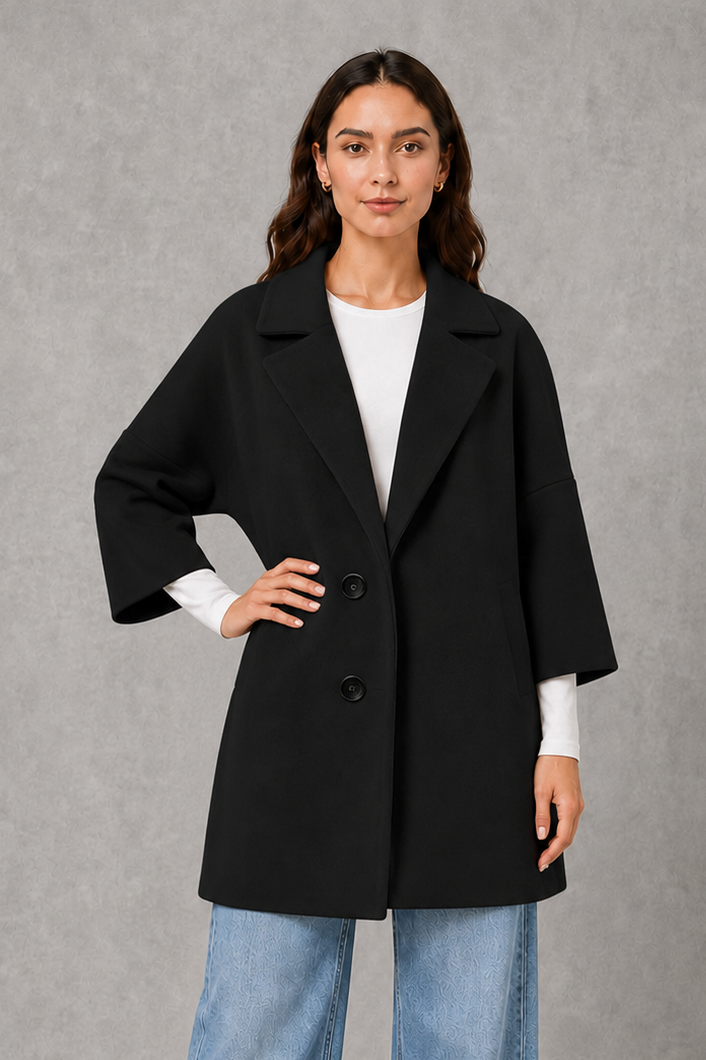 Women's Lightweight Longline Coat – Tailored, Spring & Autumn