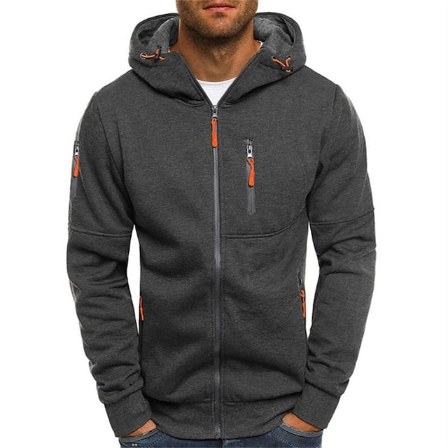 Men's Zip Hoodie – Soft Touch, Relaxed Fit
