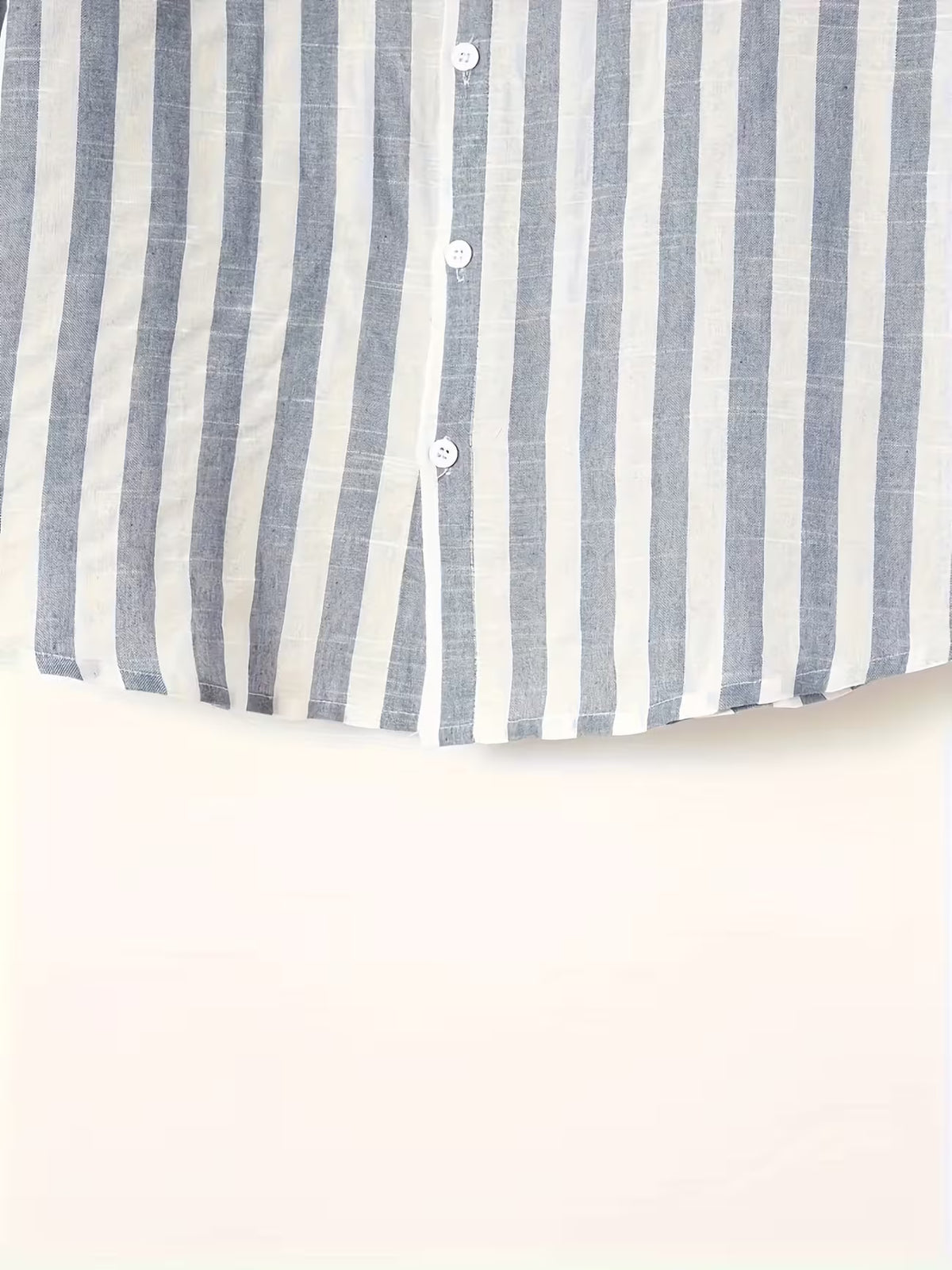Men's Striped Shirt – Lightweight Long Sleeve Button Up, Casual Fit