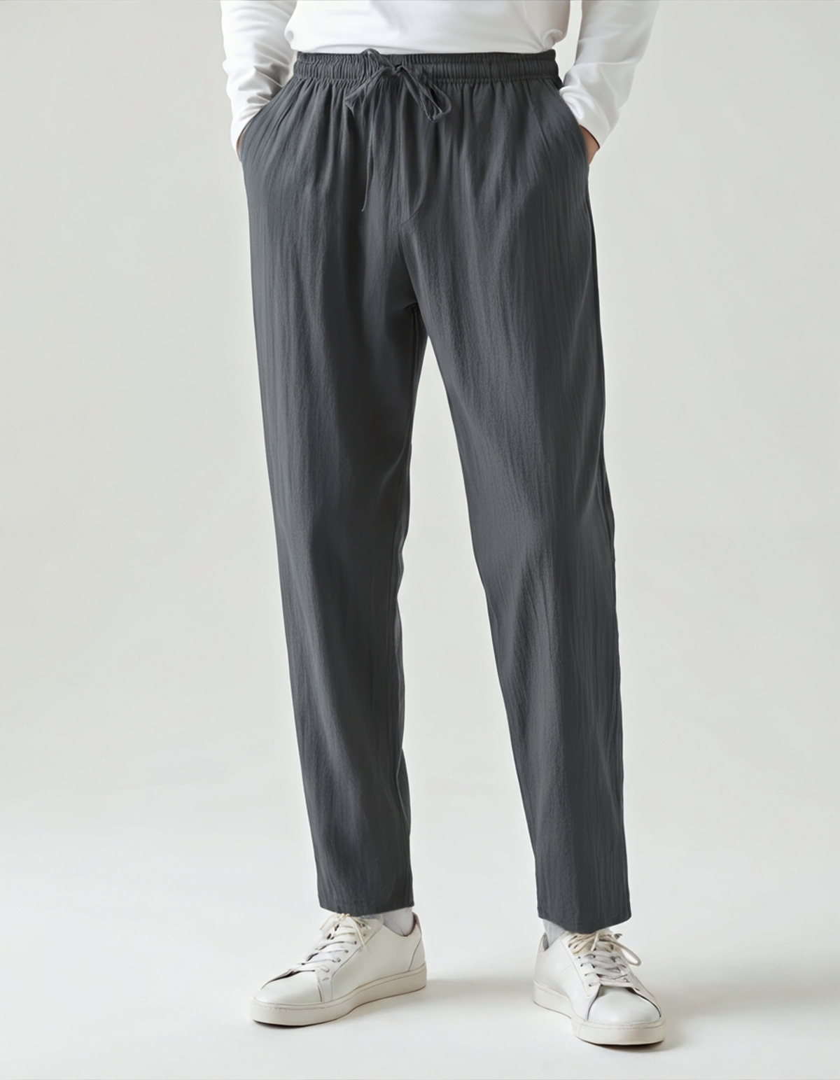 Men's Lightweight Linen Trousers – Breathable, Easy Fit