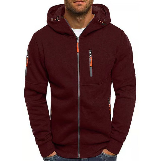 Men's Zip Hoodie – Soft Touch, Relaxed Fit
