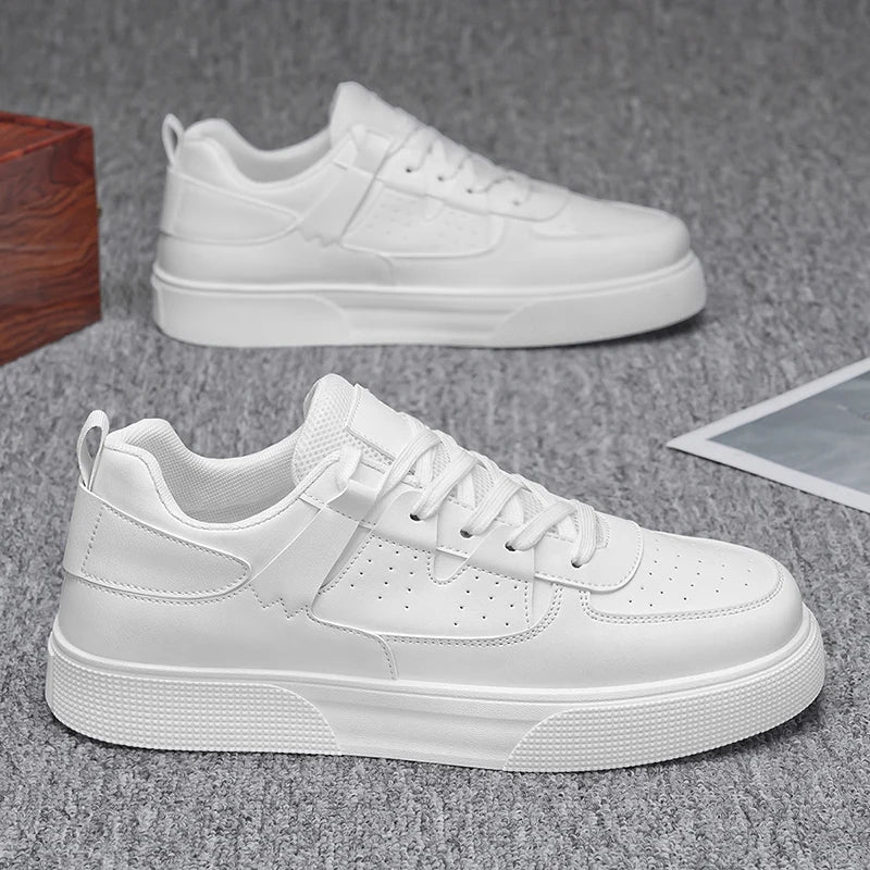 Men's Lace-Up Trainers – Lightweight, Rubber Sole