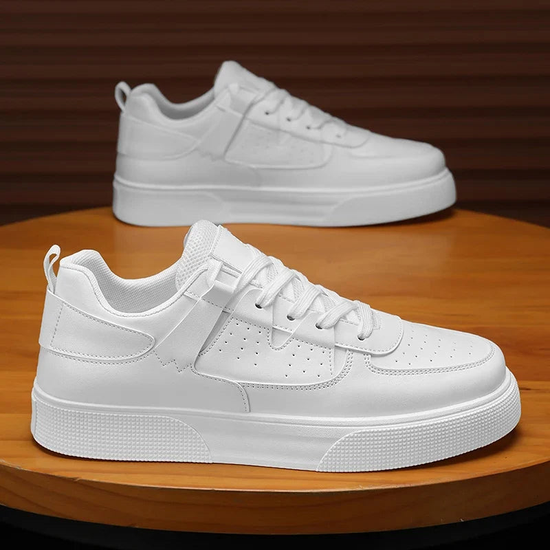 Men's Lace-Up Trainers – Lightweight, Rubber Sole