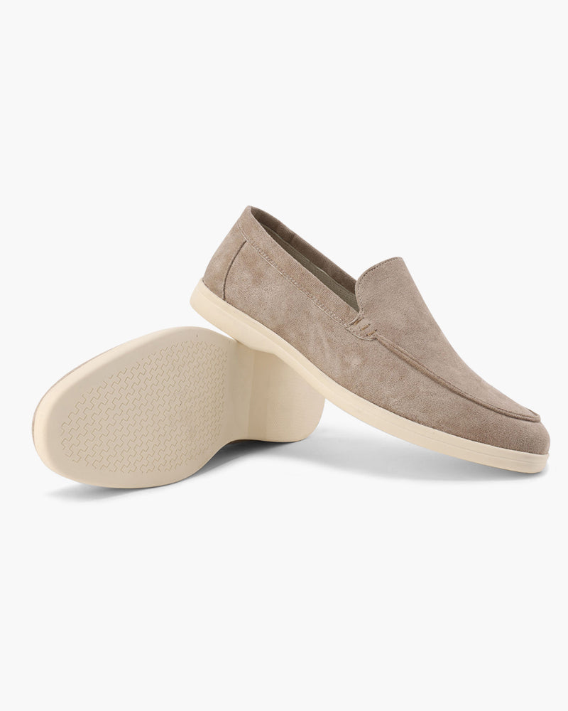 Men's Suede Loafers – Slip-On, Soft Lining