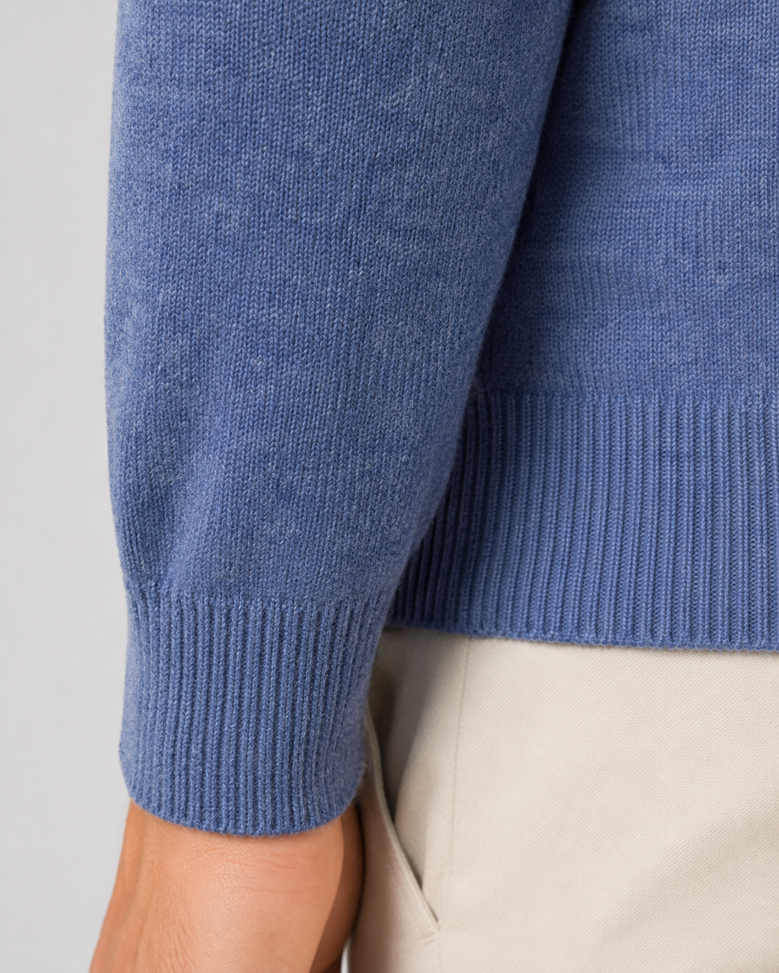 Men's Knitted Polo Jumper – Wool Knit, Button Placket