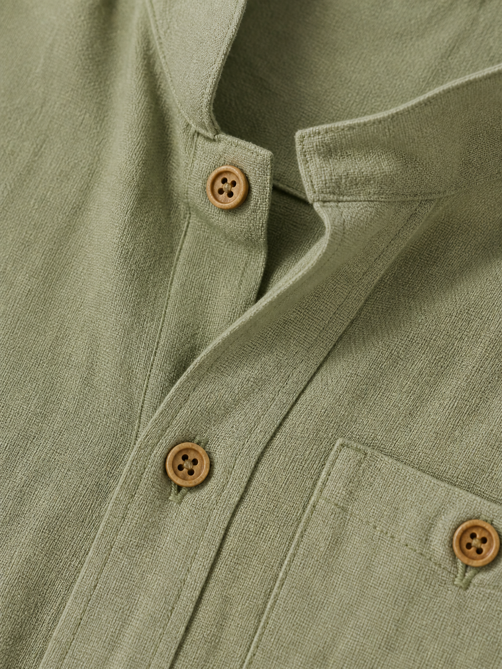 Men's Cotton Shirt – Classic Button Front, Relaxed Fit