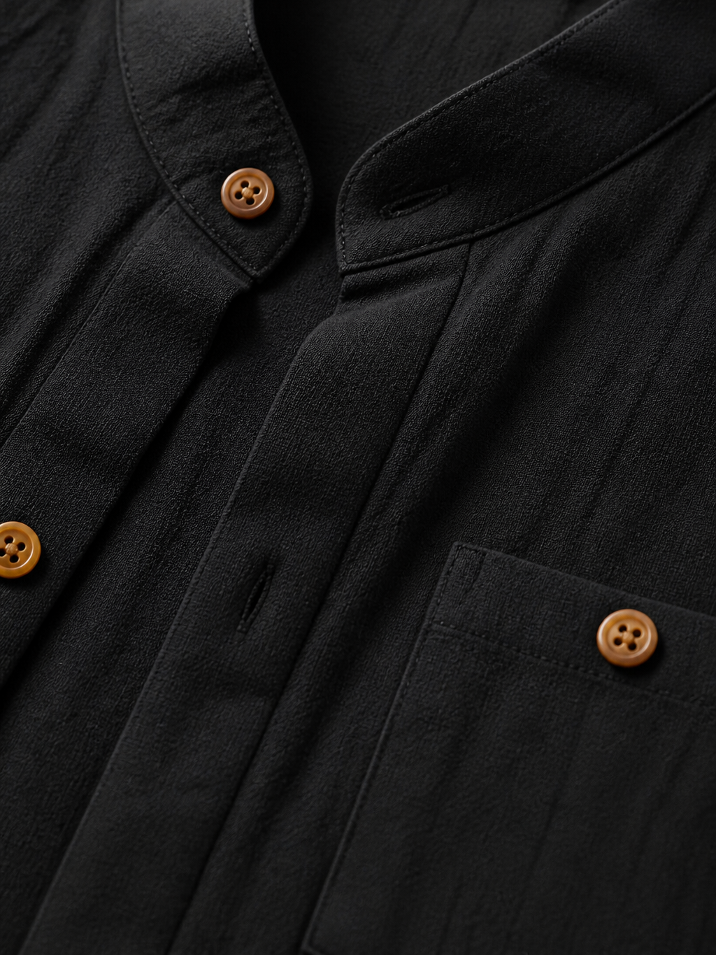 Men's Cotton Shirt – Classic Button Front, Relaxed Fit