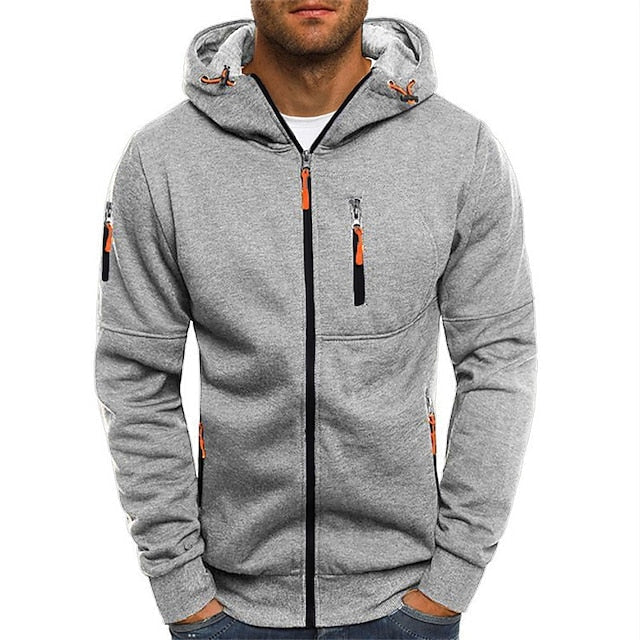 Men's Zip Hoodie – Soft Touch, Relaxed Fit