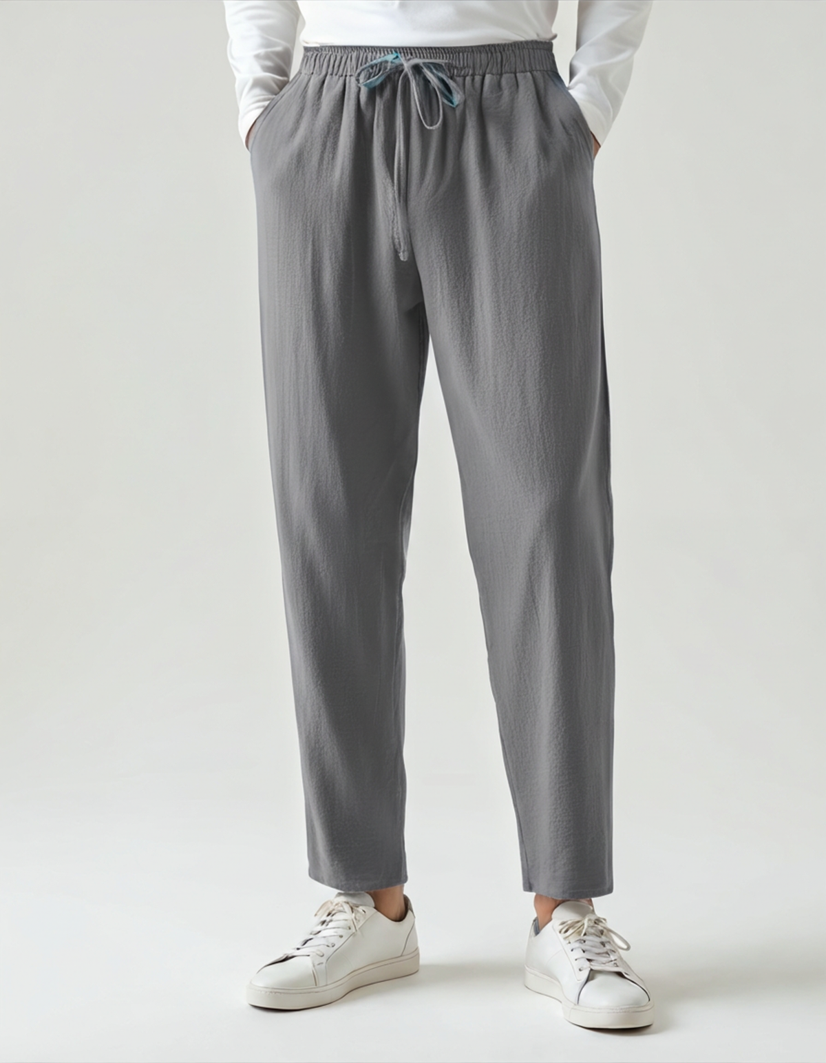Men's Lightweight Linen Trousers – Breathable, Easy Fit