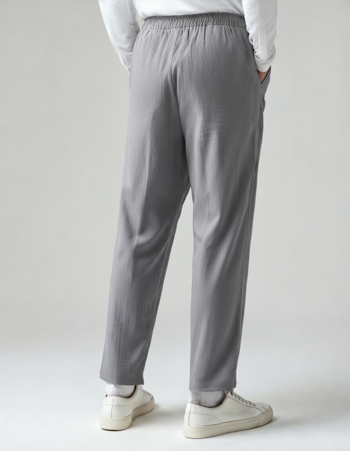 Men's Lightweight Linen Trousers – Breathable, Easy Fit