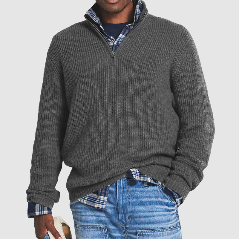 Men's Oversized Button Cardigan – Soft Knit, Dropped Shoulder
