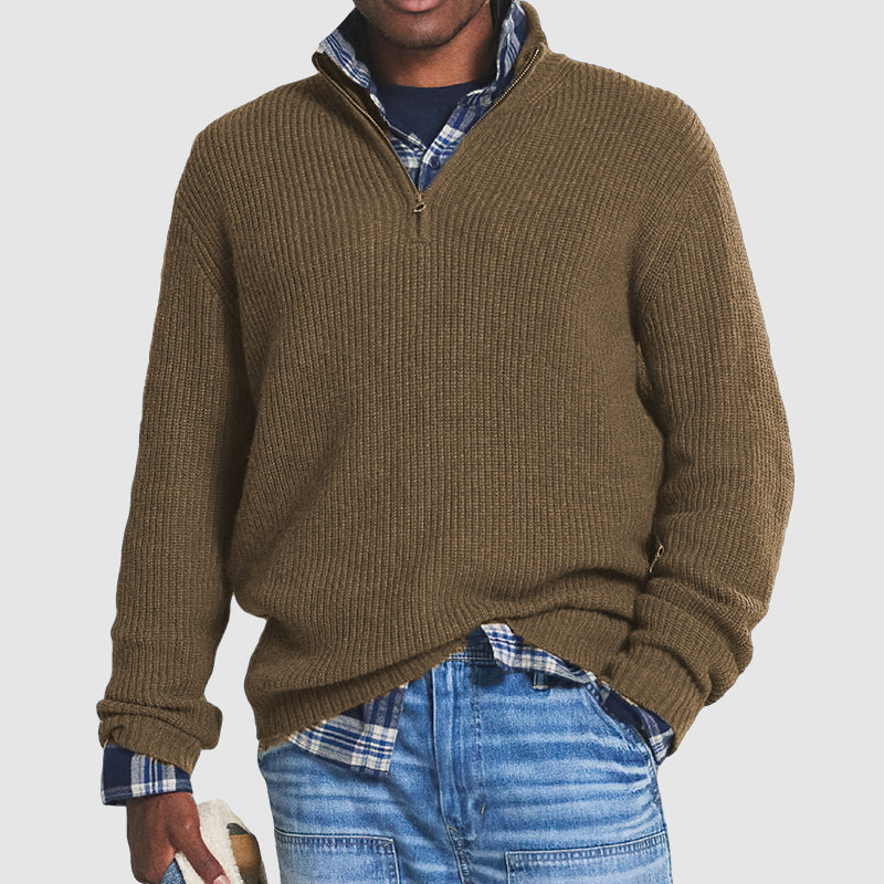 Men's Oversized Button Cardigan – Soft Knit, Dropped Shoulder